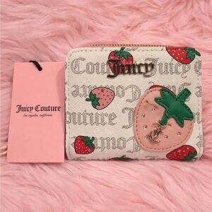 Juicy Couture Strawberry Embellished Wallet